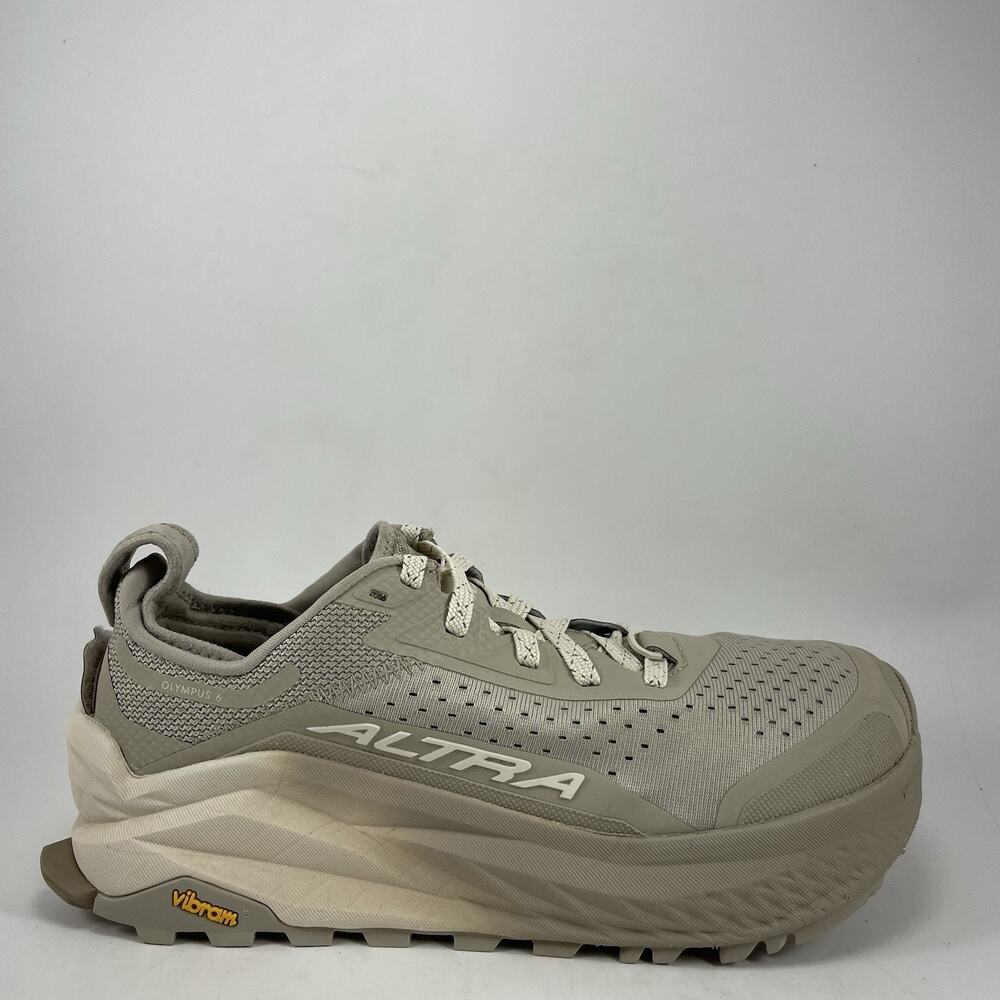Altra Olympus 6 Trail Running Shoes Womens Size 9.5 Sand Vibram Megagrip Hiking